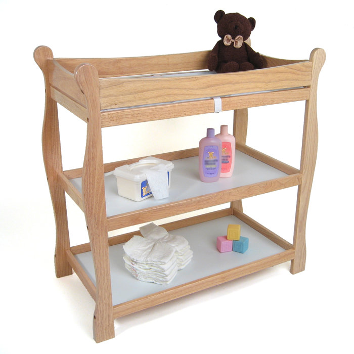Badger Basket Sleigh Style Baby Changing Table & Reviews Wayfair